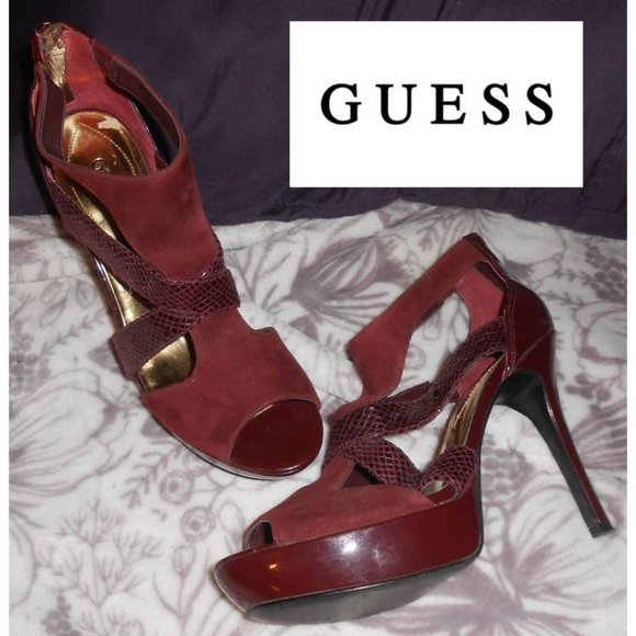 Guess Shoes - 🔥LAST CHANCE🔥 EUC GUESS stiletto heels / shoes 9 1/2